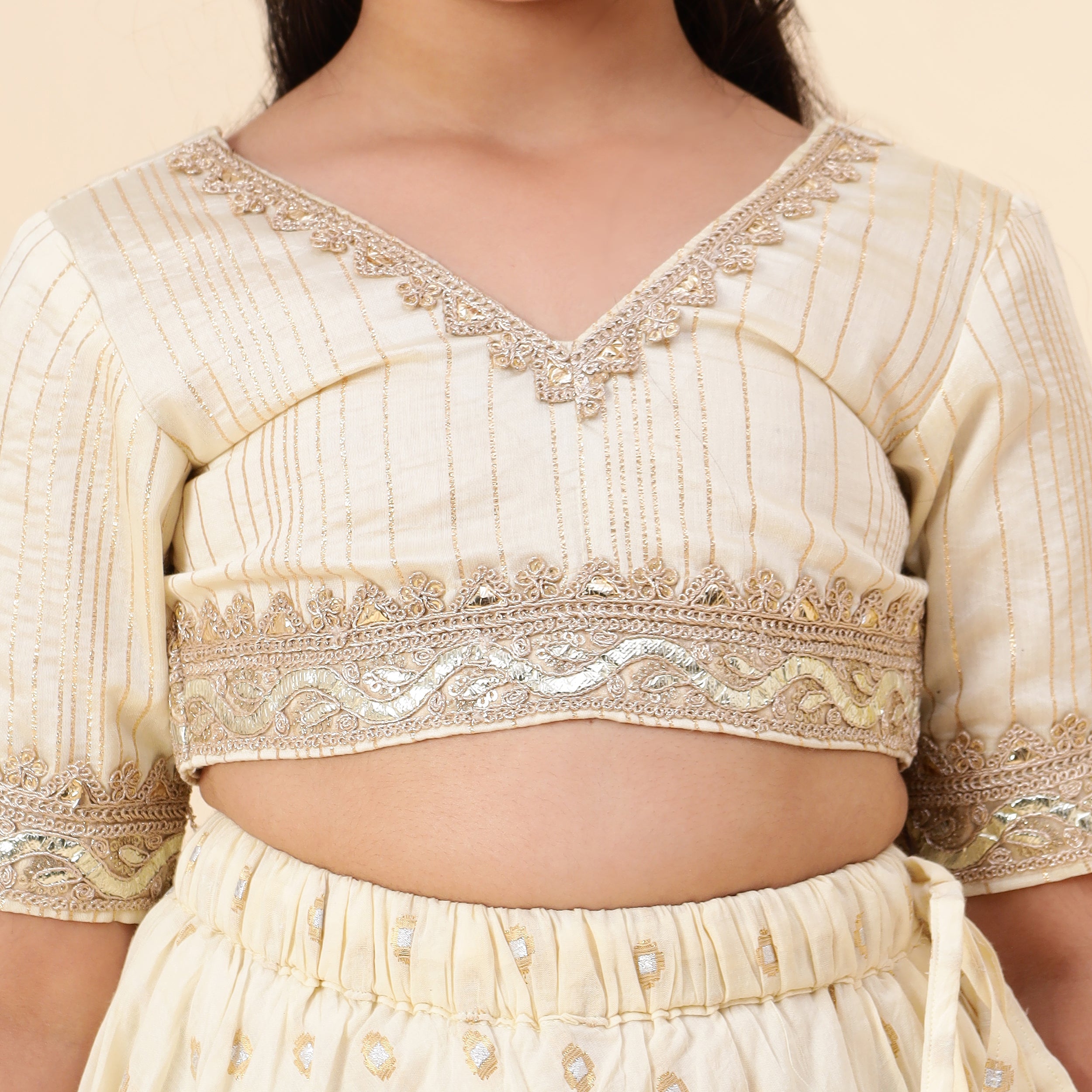 Zari Work Silk Lehnga