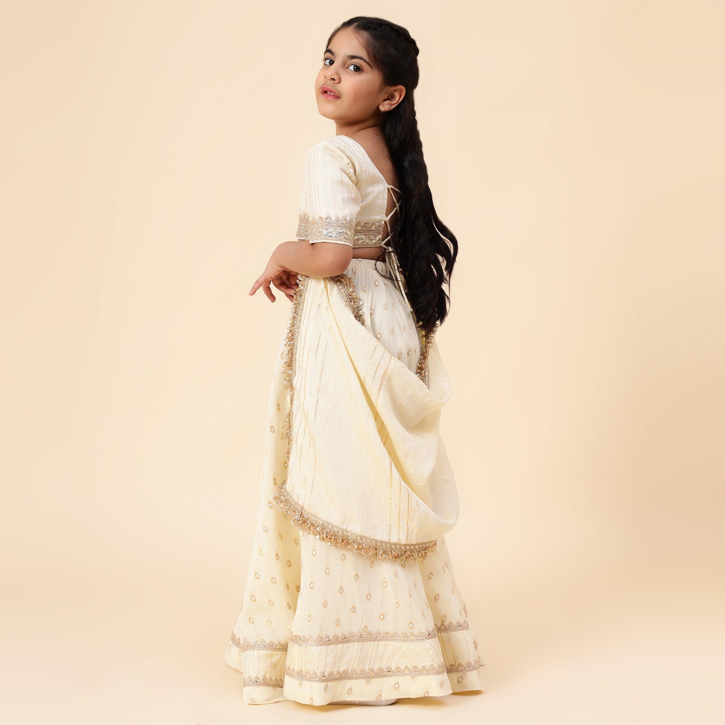 Zari Work Silk Lehnga